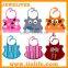 Waterproof Silicone baby Bibs with crumb catcher with animal shape bib
