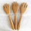 high quality durable bamboo salad hand