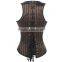 Hot Sale Steel Boned Steampunk Underbust Corset Waist Trainer for Women