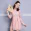 Winter chinese traditional elegant plain velvet cheongsam dresses for women