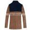 2015 fashion jackets front open with buttons contrast navy jackets