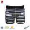 Plain Stripe Printed Cotton Spandex Mens Boxer Briefs Underwear