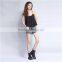 ladies fashion clothing Lace Up Cami Top Black, blusas inverno 2017, woman top