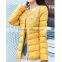 2015 New Fashion Lady Ourtdoor Thin Lace Padded Jacket With Fur Collar