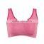 Multi color women sports bra wireless one piece seamless bra top underwear fitness bra