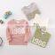 S65782A wholesale kids spring autumn number printing hoodies