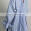 Runwaylover 5286 Hot Sale Ladies Sexy Stripe Sexy Tie Back Blouse
