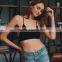 Stylish Style Beautiful Embroidered Back Wireless Bra Sexy Ladies Yoga Bra