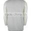 ISO9001/BSCI Manufature high quality light grey stylish striped knitted vest