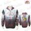 Mens Polyester Hoodie Promotional Sweatshirt Custom Printed Hoodies