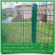 Green vinyl coated 3D fence panels garden triangle welded wire mesh