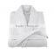 Waffle Adult White Color Bathrobes Children Custom Size Hooded Cotton Bathrobes