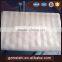 Polyester shower curtain with hooks