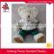 25cm brown plush animal teddy bear with -shirt