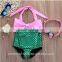 Baby Kid Girls Little Mermaid Set Costume Bikini Swimwear Swimsuit Outfits Dress