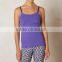 95 cotton 5 spandex custom workout clothing purple sports vest tank tops
