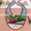 cartoon printed waterproof saliva towel feeding bib baby infant lunch bib