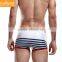 Men's Stripes Soft Comfortable Drawstring Boxer Water Resistant Swim Trunks