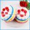 High quality scented slow rising colorful cake squishy