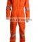 Hot Sale Coverall Of Orange Colors For Reflective Safety Coverall Workwear