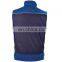 Men's 100% polyester padding fleece lining work vest warmer