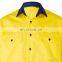 Men's Reflective Safety cotton High Visibility Short Sleeve shirt