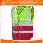 Reflective safety vest hi vis work vest