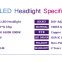 Best price auto car LED H11 headlight LED IP 65 waterproof 60W LED lights headlight