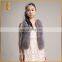 China Manufacturer OEM Service Women Winter Grey Sable Fur Vest