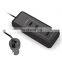 4 Port Car Charger 46W 8A, Multi-function 4 Port USB Car Charger for Mobile Phone