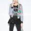 Multifunctional Satin Winter Coat Bulk Sales for wholesales Floral Printing Bomber Jacket