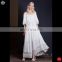 T-D051 Elegant Off-Shoulder White Party Elegant Maxi Women Dresses