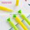 Lebanon Best Selling stationery school cartoon vegetables shape gel pens Colorful plastic pen for 2018 popular sale