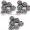 spiral stainless steel scourer cleaning ball for kitchen cleaning