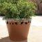 Perforated Corten Steel Planter Metal Ellipse Pots