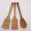 3 Pieces Beech Wooden Cutlery, Contains Spoon, Slotted Spoon and Turner