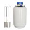 6L Storage Tank Liquid Nitrogen Containers with lock cover