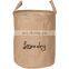 round dirty clothes jute laundry basket custom size laundry basket jute