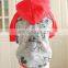 Autumn contrast color Dog Clothes Teddy Graffiti fleece coat Pet hoodie Clothes