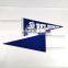 cusotomize size and color felt rectangular pennant