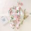 New design floral pattern romper cute and Soft Baby Girls Romper wholesale price