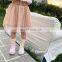 2020 children's clothing summer new Korean version of the small and medium-sized virgin treasure blingbling  silk chiffon