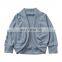 free ship 1-6 Years New Casual Soft Toddler Baby Girl's Sweater Jacket 2 Styles Solid Knitting Cardigan Autumn Jackets Top