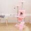 HQP-WJ003 Kitty Climbing Frame Toy Scratching Posts Nest Cat Tree Tower Condo with Hammock