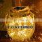 Waterproof Solar Powered Mason Jar fairy Lights Warm light Crack-like Glass bottle holiday decorative lights