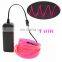 3M EL Wire Neon Light Flexible Twinkle Glow Rope Tube Waterproof LED Strip Car Decoration