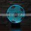 3D LED Creative Visualization Football Night Lamp With 7 Color Change For Household Home Decoration