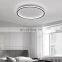 Nordic luxury bedroom led ceiling lamp round creative personality living room lamps simple modern ultra-thin bedroom lamp