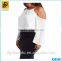 Plus Size Custom Clothing Good Quality Ladies Keyhole Collar Casual Blouse