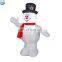 Shivering LED decorations garden yard christmas inflatable snowman with hat for sale NB006-8
